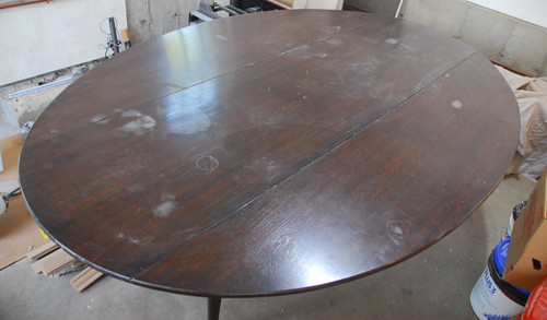 Drop leaf oval table size - oval,
